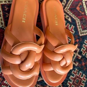 Coach Tangerine Georgie sandal 6